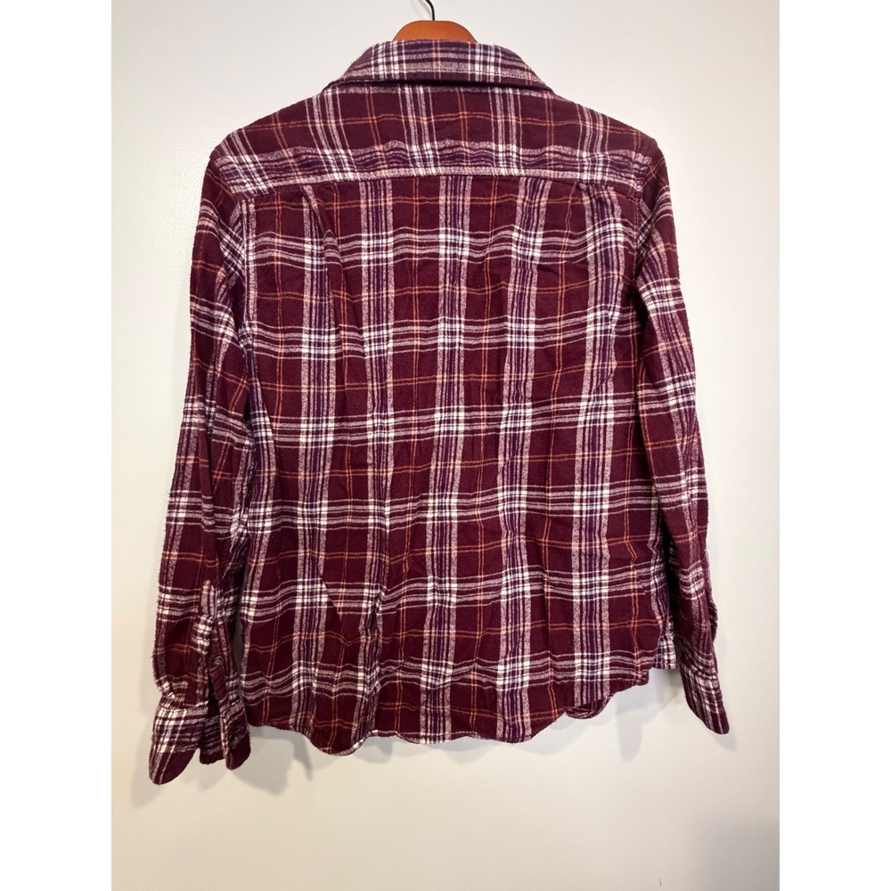 George Flannel Mens‎ Button Up XL Plaid Causal Warm Everyday Classic Country - Picture 2 of 6